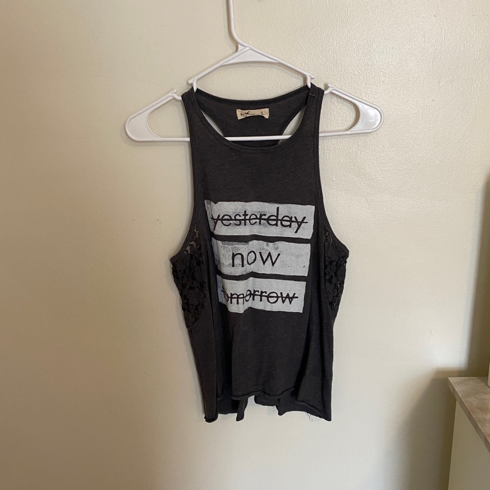 Yesterday Now Tomorrow tank top